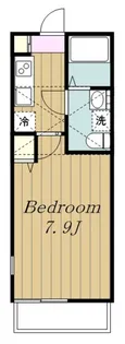 リヴィエールI【2階】の間取り