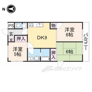 コーディアルグラン【1階】の間取り
