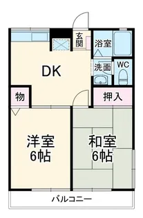 アネックス山王3番館【2階】の間取り