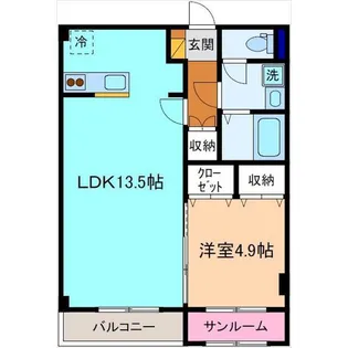 gufo【3階】の間取り