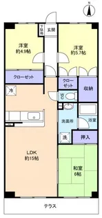 アークソシア【1階】の間取り