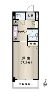 ロジュマン銀嶺【2階】の間取り