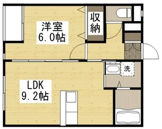 スカイヒルズII【2階】の間取り