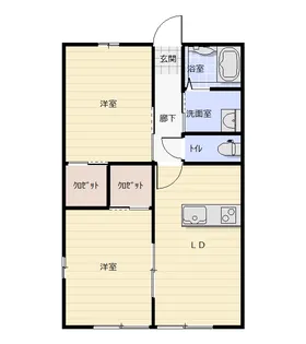 フェリシティ【2階】の間取り