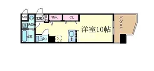 エステムコート京都駅前KOTO【6階】の間取り
