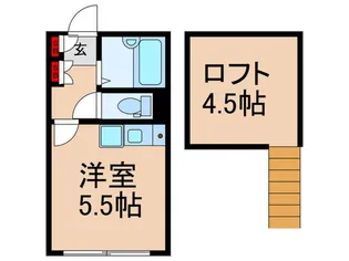 ピタゴラス江古田【1階】の間取り