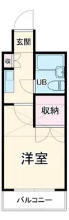 キャトルセゾン清新【3階】の間取り