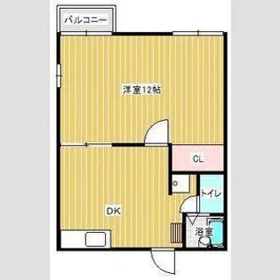 リクラス八楠C【2階】の間取り