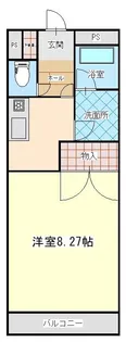 ランドハイツ【1階】の間取り