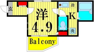 メルディア梅島II【2階】の間取り