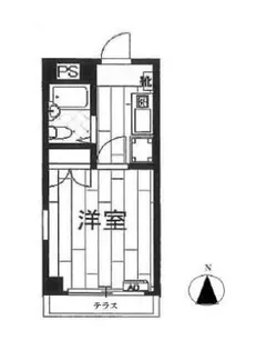 エレガンス本町【1階】の間取り