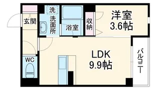 Fee de fleurage【2階】の間取り