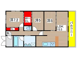 Bell Maison【3階】の間取り
