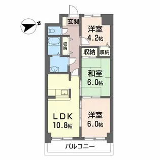 HOMAT2000【5階】の間取り