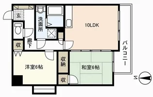 MKフラット【7階】の間取り
