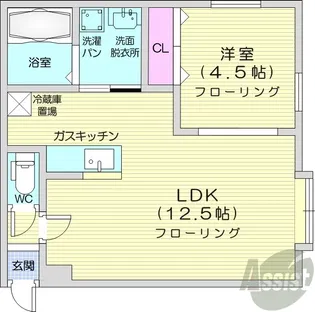 プレシャス15番館【2階】の間取り