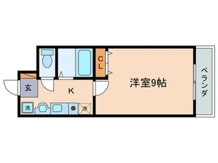 セコンダリー谷畑【1階】の間取り