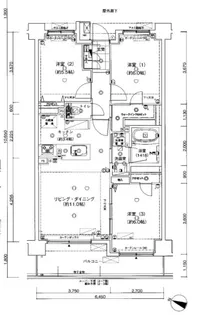 アンビシャス川口青木【6階】の間取り
