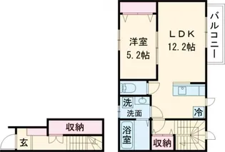 メゾン陣屋【1階】の間取り