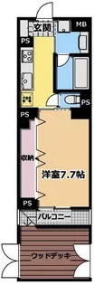 ラ・ヴィスタ西新宿II【1階】の間取り
