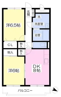 グラン・シャリオ【2階】の間取り