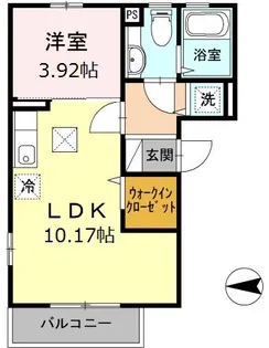 グランドソレーユ【1階】の間取り