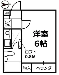 フェリス新松戸【2階】の間取り