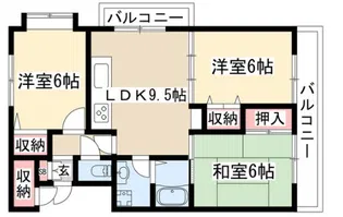 ローヤル樹林【4階】の間取り