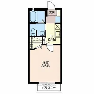 ファーシル ヒロ【2階】の間取り