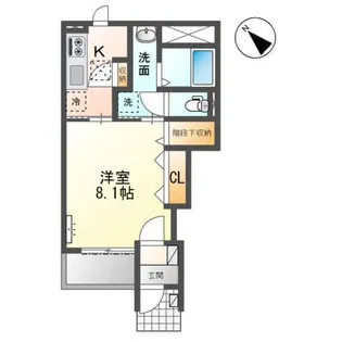 ルシェル【1階】の間取り