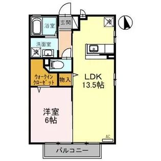 パークコートG・H【2階】の間取り