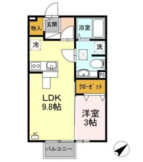 ファーストヒルズ【2階】の間取り