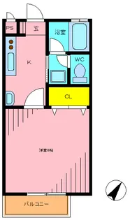 ラークヒルズYK【1階】の間取り