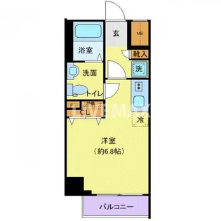 クレヴィスタ大井町【1階】の間取り