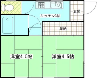 みかん荘【1階】の間取り
