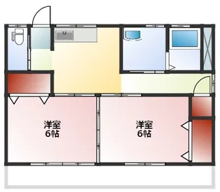 サンフラワー江南【2階】の間取り