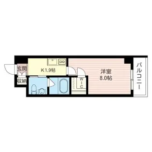 ル・ブラン池上【2階】の間取り