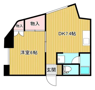 アソート・ハヤカワ【2階】の間取り