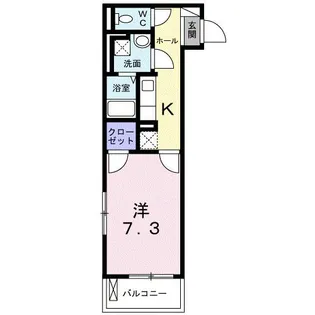 ブラン・フレール【2階】の間取り
