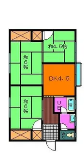 福井県敦賀市櫛川町2【一戸建】の間取り