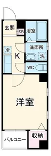 アンプルールフェールスリーズ【3階】の間取り