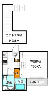 ONESTIO【2階】の間取り