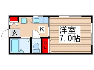 フクシンA棟【2階】の間取り