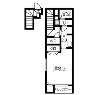 グロース・リープ【2階】の間取り