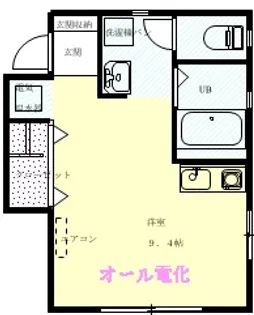 フラットK【1階】の間取り