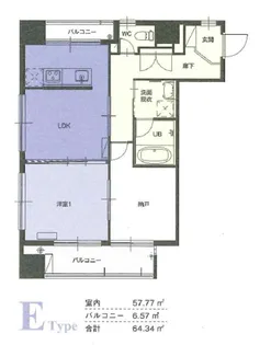 ピアビル【5階】の間取り