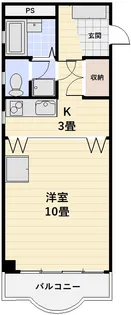 ベルマンション【3階】の間取り