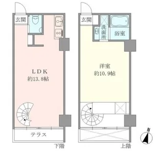 SS-D【4階】の間取り