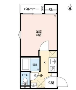 東京都足立区西綾瀬2【アパート】の間取り