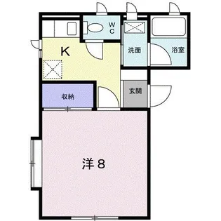 ハイツひばり【2階】の間取り